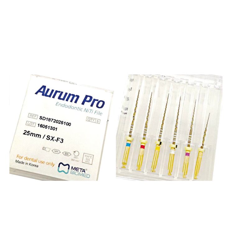 Aurum Pro ( La plaquette de 6 limes ) : META BIOMED