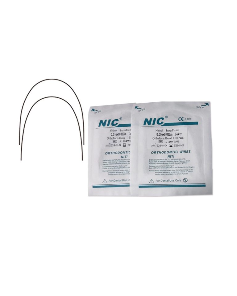 Fil D'arc Rectangulaire Niti Super élastique – Orthodontie, Forme Ovoïde/naturelle